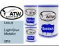 Preview: Lexus, Light Blue Metallic, 8R8: 500ml Lackdose + 500ml Klarlack + 250ml Härter - Set, von ATW Autoteile West.